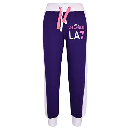 Kids LA7 Tracksuit Two Colour Set Hoodie & Jogger Sweatpants Girls Boys Age 5-133