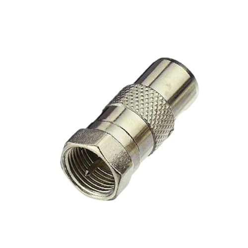 Adaptateur coaxial mâle F nickelé FJ-TVJ à haute conductivité