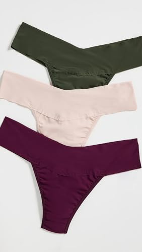 Image of hanky panky - BreatheSoft Natural Rise Thongs for Women | Comfortable Everyday Lingerie Panties | Sizes (XS-XL) | 3 pack