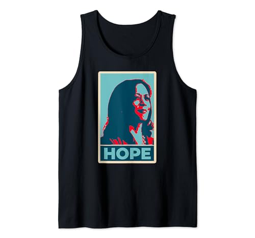 Kamala Harris pour Président 2024 Hope Litho Style Graphic Débardeur