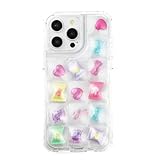 💠【SNSでバズり中のぽこぽこスマホケース】 今SNSで話題沸騰中のぽこぽこスマホケースは、個性を存分に表現できるアイテム。ケースには14個のスペースがあり、その中におはじきやビーズ、デコ系アイテムを自由に詰め込めます。リボン、タイルシール、フレークシール、おはじきシールまで、あなたの好きなアイテムでオリジナルのデザインを楽しんでください！ 🌟【シャカシャカできる】 ぽこぽこスマホケースの最大の特徴は、ケースを振ると「シャカシャカ」と心地よい音が鳴ること！おはじきやビーズを入れて、まるでミニ音楽...