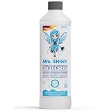 Mrs. SHINY - Ultraschallreiniger Konzentrat für Brillen, Schmuck, Gebiss und mehr - Für alle Ultraschallreinigungsgeräte - Ultrasonic Cleaner - 750 ml
