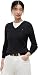 Tommy Hilfiger Damen Pullover Cable Fine mit V-Ausschnitt, Grau (Dark Grey Heather), L