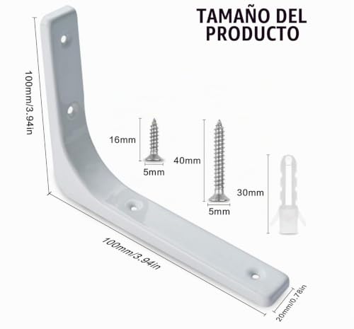 Ménsulas de plástico 2 Imagen adicional