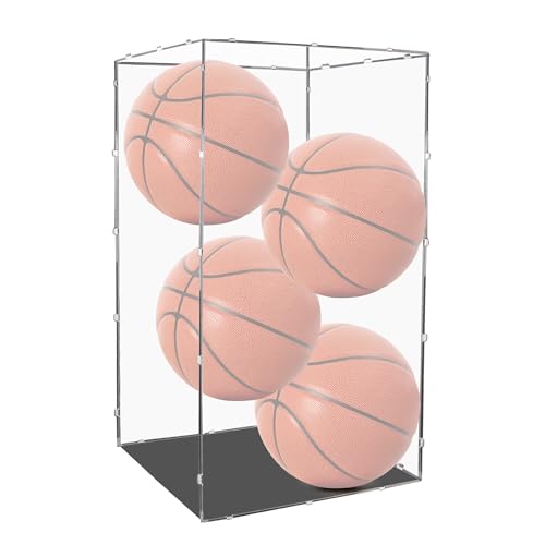 Image of Evron Display Case for Collectibles Assemble Clear Acrylic Box Alternative Glass Case for Display Action Figures Home Storage & Organizing Toys (16x16x30 inch;41x41x76cm)