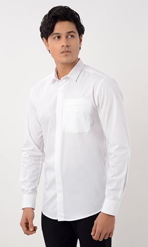 Image of Men's Solid Slim Fit Shirt