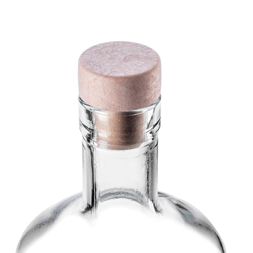 KADAX Synthetischen Korken 18,5 mm, Flaschenkorken zum luftdichten Verschließen von Weinflaschen & Likörflaschen, Wiederverwendbare Weinkorken, Bastelkorken (10 Stück)