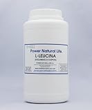 Leucina en Polvo Power Natural Life | 100% Pura, sin Añadidos, ni Excipientes | No-GMO, Vegano, sin Gluten | Envase de 1 kg