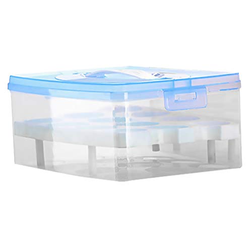 Cabilock Soporte para Huevos Bandeja para Huevos Rellenos de 2 Capas con...