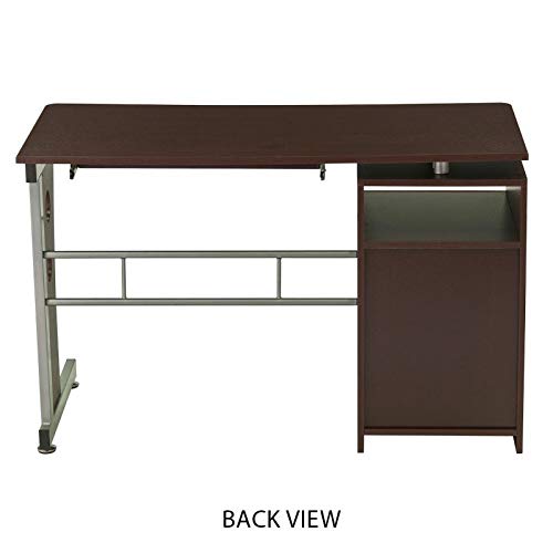 Techni Mobili Chocolate Computer Desk with Storage #TOP21