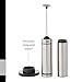 AdHoc Rapido Milk and Sauce Frother - Battery Operated Handheld Milk Frother - Mini Electric Whisk and Frother for Milkshakes, Cocktails, Sauces, Coffee Drinks, and Soups - Stainless Steel, 8.25