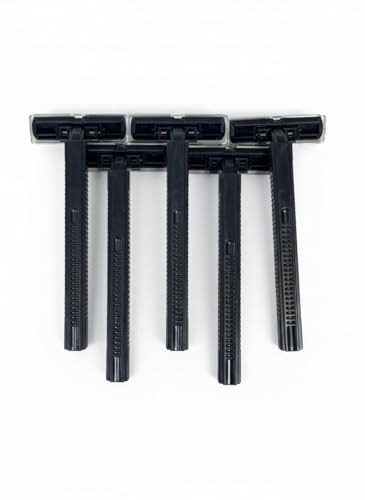 Image of Twin Blade Disposable Razors for Men - Fixed Type Shaving Razors with Korean Technology Blades, Pack of 5 (TD708N)