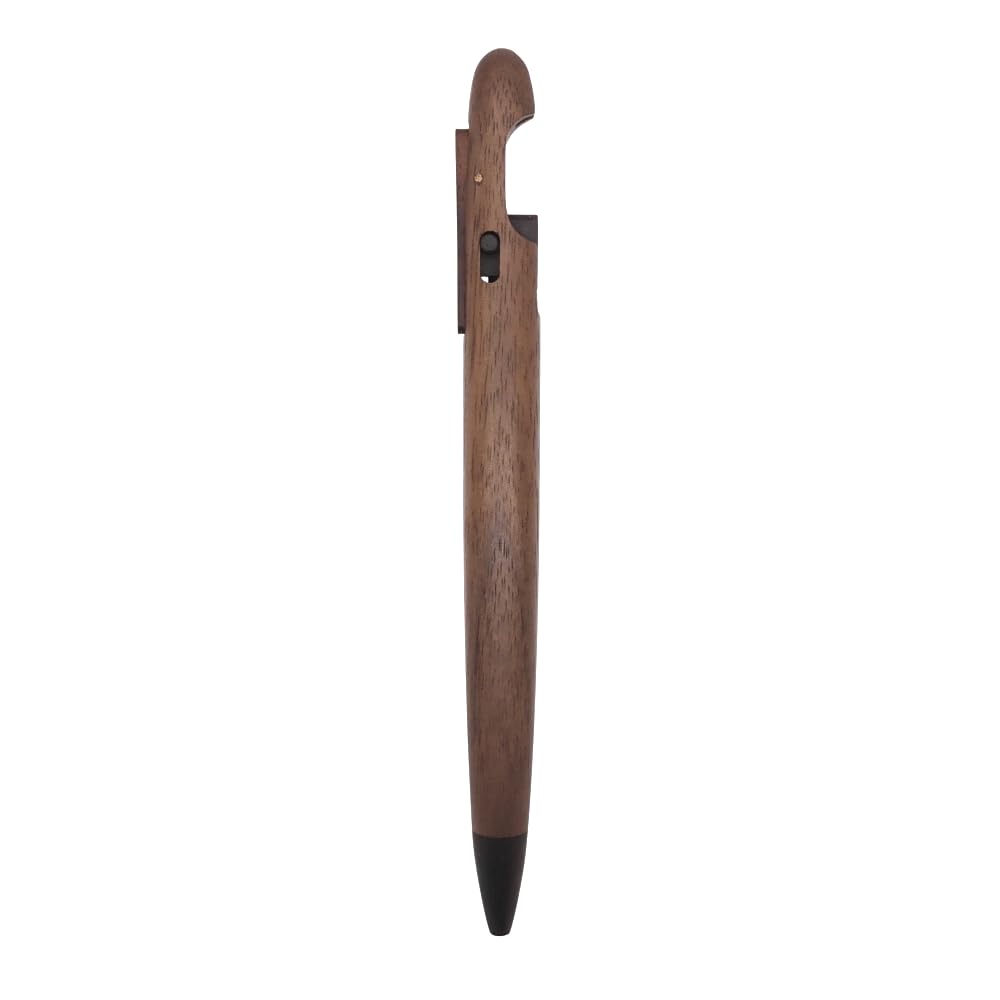 "Column" 0.5mm Wood Mecanical Pencil - Natural wood color/body - Allergy safe - Gift box - Made in Japan (Walnut Brown)