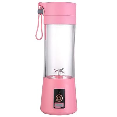 Portable Rechargeable Blender, Mini Electric Juicer Cup with 6 Stainless Steel Blades, USB Charging, Compact Design, Ideal for Travel, Camping, and Smoothie Lovers