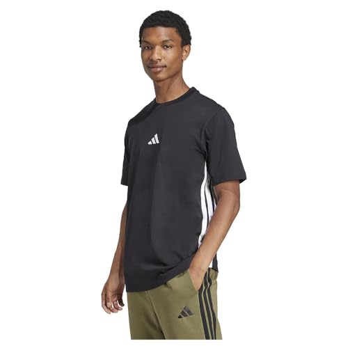 Image of adidas Men M 3S Sj T Not Sports Specific T-Shirts, Black, Large