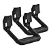 2 Pieces (1 Pair) Black Powder Coated Truck Side Step Set, Includes Mounting Brackets - Fits Various Trucks Compatible for Chevy (Chevrolet), Ford, Toyota, GMC, Dodge RAM and Jeep