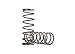 Traxxas 7859 Springs, Shock, Medium (Natural Finish) (GTX) (3.445 Rate, Tan Stripe) (2)