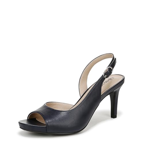 LifeStride Women's Teller 2 Slingback Peep Toe Pumps Heeled Sandal