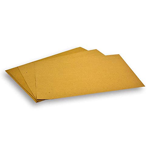 Palucart® - Manteles individuales de papel paja, 500 manteles individuales, tamaño 30 x 40 cm, para restaurante o pizzería, color habana