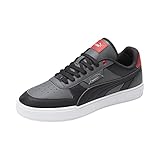 PUMA Mens Caven 2.0 Sneaker, Flat Medium Gray-Flat Dark Gray-For All Time Red, 11.5