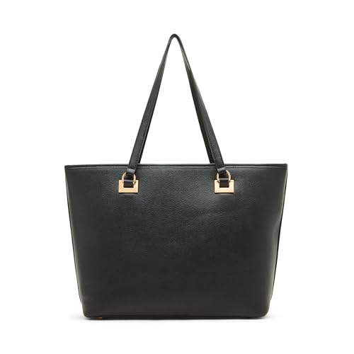 Image of Anne Klein Womens Work Tote with Pouch, Black