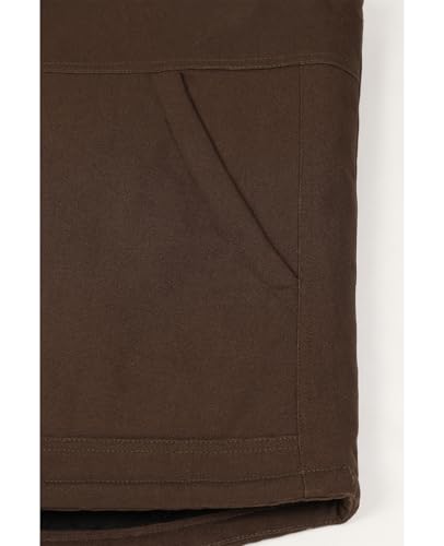 Image of ZENTHACE Mens Quilted Lined Duck Canvas Work Vest,Brass Zip Up