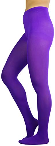 Image of ToBeInStyle Women's Nylon Solid Opaque Pantyhose Tights
