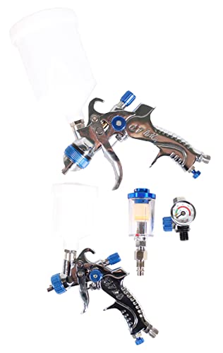 WELDINGER HVLP-Spritzpistolensortiment mit zwei WELDINGER HVLP-Spritzpistolensortiment mit zwei