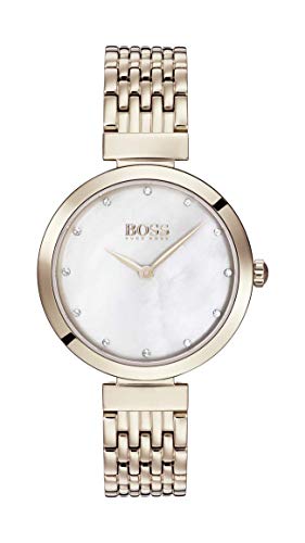 Preisvergleich Produktbild Hugo Boss Damen Quarz Armbanduhr mit Edelstahlarmband 1502480