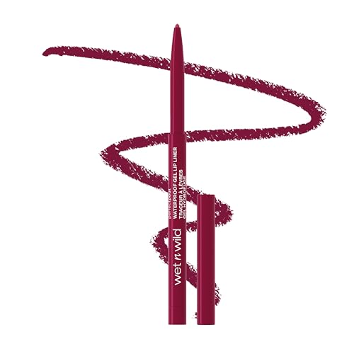 wet n wild Perfect Pout Gel Lip Liner, Rich Creamy Long Lasting Color, Well-Defined and Flawless Application, Vegan & Cruelty-Free - Currant Mood