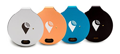 TrackR bravo - Bluetooth Tracking Device. Item Tracker. Phone Finder. iOS/Android Compatible. Generation 3, Silver/Black/Blue/Rose Gold (4 Pack) - Thumbnail 2