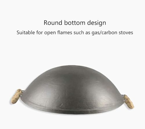 Olla Wok de Hierro Fundido 40 cm Acabado Antiadherente miniatura 2