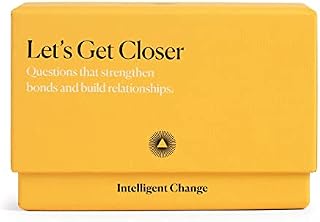 Intelligent Change Lets Get Closer (100 Prompt Cards) - Ice Breaker Conversation Starters and Bonding Activities - Question and Answer Game for Friends, Family, Couples - Fun Card Game for Adults