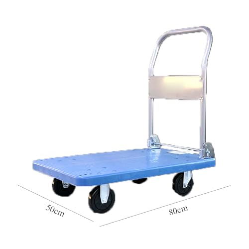 Carretilla plegable de mano con 4 ruedas y capacidad 250KG miniatura 2