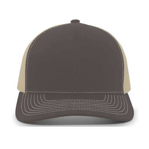 Image of Pacific Headwear Contrast Stitch Trucker Snapback