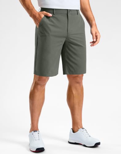 Image of Soothfeel Men's Casual Shorts 5 /7 /9 Inch Golf Dress Shorts for Men Flat Front Work Lightweight Quick Dry with 4 Pockets