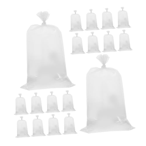 COLLBATH 100pcs Clear Cotton Candy Bags Easy to Use for Sticks Cones for Events and Celebrations Transparent Design for Enticing Display for Cotton Candy and Snack Storage