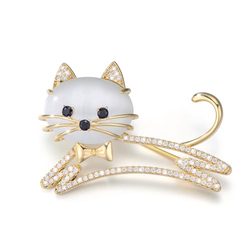 Image of Cute Animal Brooch Pins, Animal Theme Brooches Accessories for Clothes, Birthday Christmas Gift for Women