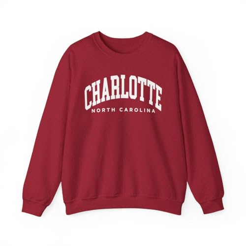 Charlotte North Carolina Adult Unisex Crewneck Sweatshirt