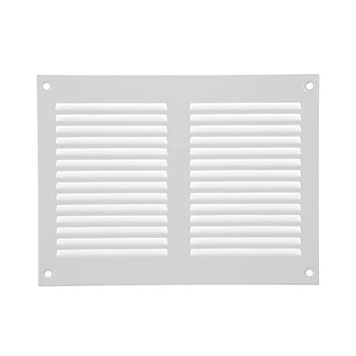 8" x 6" Inch / 200 x 150 mm White Air Vent Cover, Steel Return Air Grilles, for Ceiling and Sidewall, HVAC