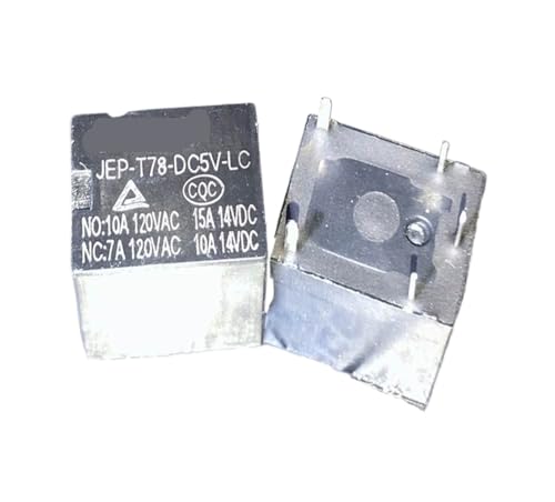 Relé T78-1C-5V de 5 pines para solucionar fallos de encendido en placas electrónicas