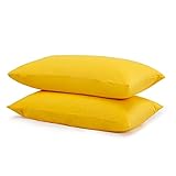 Calidad y cuidado excepcionales: cada tela se prueba con diferentes propiedades como antibolitas, baja contracción y resistencia del color para garantizar una calidad excelente y finalmente embalada. Las fundas de almohada son lavables a mano y a máquina. Retira la funda de cojín de algodón inmediatamente después de terminar el ciclo para secar, planchar o doblarla para evitar arrugas