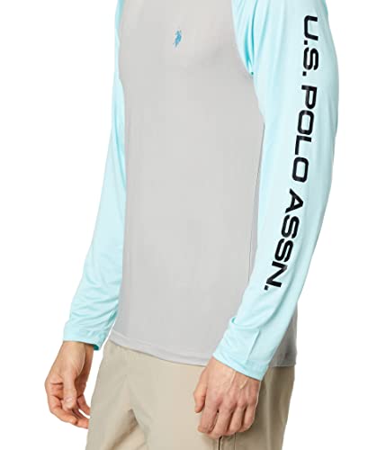 U.S. POLO ASSN. Long Sleeve UV Top Vapor Grey SM3