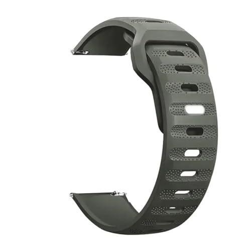 [�����ȓX] 22 20 �~�����[�g�����j�o�[�T���X�|�[�c�V���R���X�g���b�v Amazfit T-Rex 3 �v���w���I/Bip 6 5 3/�o�����X 2/GTS/GTR 4 3 2 �����p�X�g���b�v(Grey green,22mm)