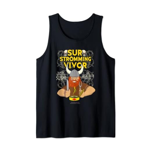 Surströmming Survivor Viking Surströmming Camiseta sin Mangas