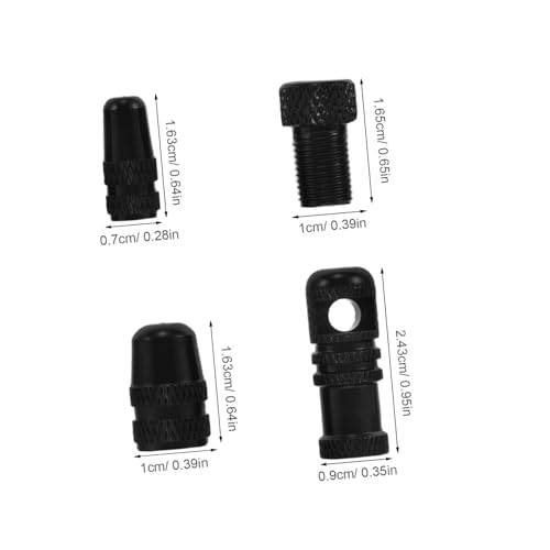 Cubiertas de válvula para bicicleta Kisangel, 10 uds miniatura 2