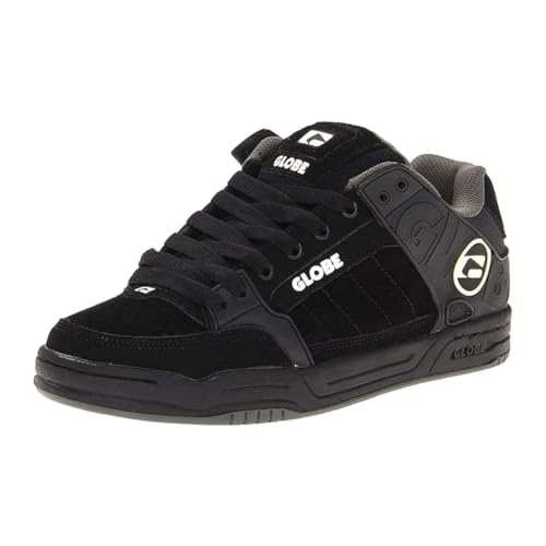 Globe Mens Tilt Skateboard Shoes GBTILT,Black/Black TPR,10.5