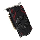 550Ti Gaming Graphics Card, 4GB GDDR5 128 Bit, PCI Express2.0, Computer GPU PC Video Cards with Single Cooling Fan, DVI, VGA