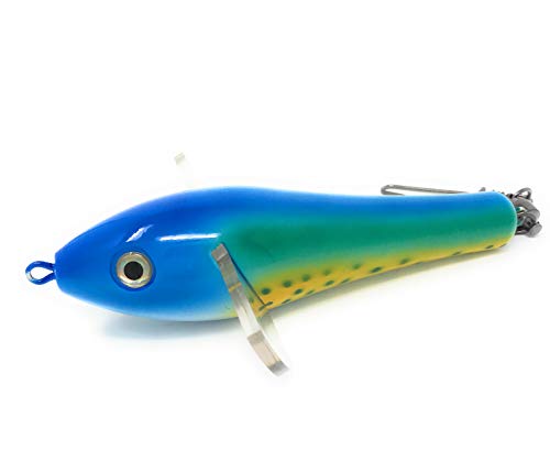 Fishing Teaser Lure Saltwater trolling Bird Lure Tuna trolling teasers (Mahi, 7 inch)