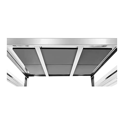 Royal Catering RCTW 6 GN 2/1 Regaalwagen 6 GN Container Plekken Tabletwagen Maten GN 1/2 Rubberen Wielen Serveerwagen… - Afbeelding 5